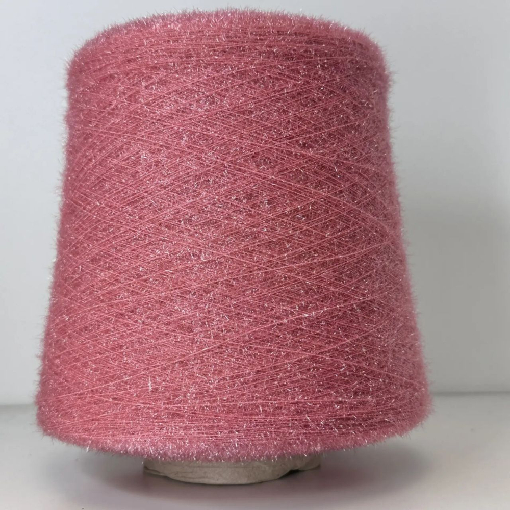 AURORA - Mister Joe; Вискоза, люрекс, п/а; 800м/100гр; Травка мелкая; col.2363, цвет: розовый «клубничный смузи». S501