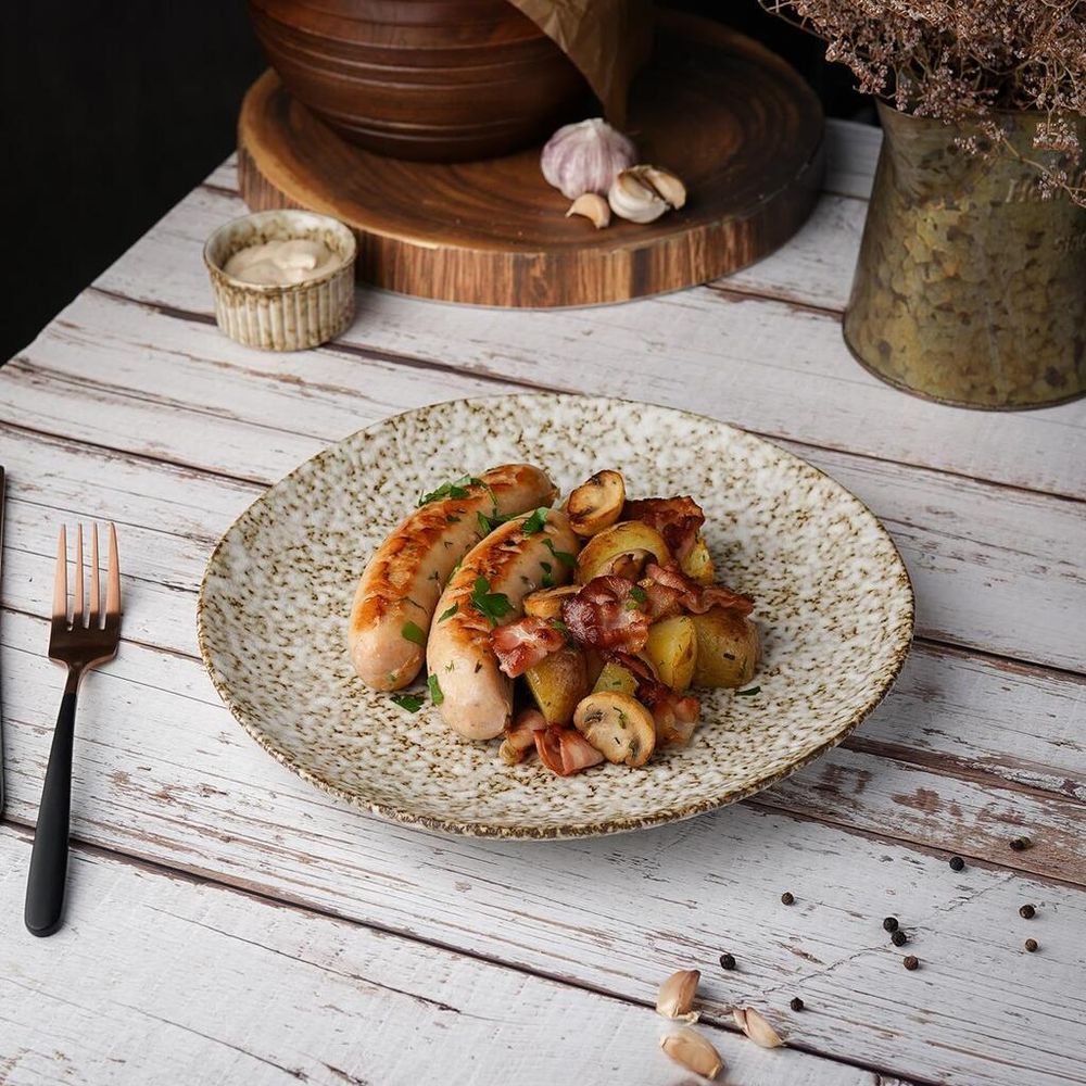 Тарелка d 27 см Brown Spider Silk P.L. Proff Cuisine [6]