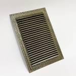 Решетка вентиляционная металлическая 160х240 бронзовая