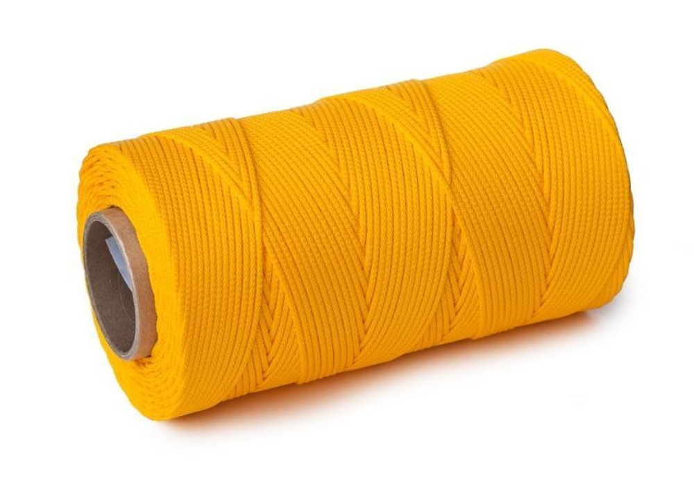 Шнур плетеный Петроканат УНИВЕРСАЛ 2,5 мм (1000 м) желтый, евробобина