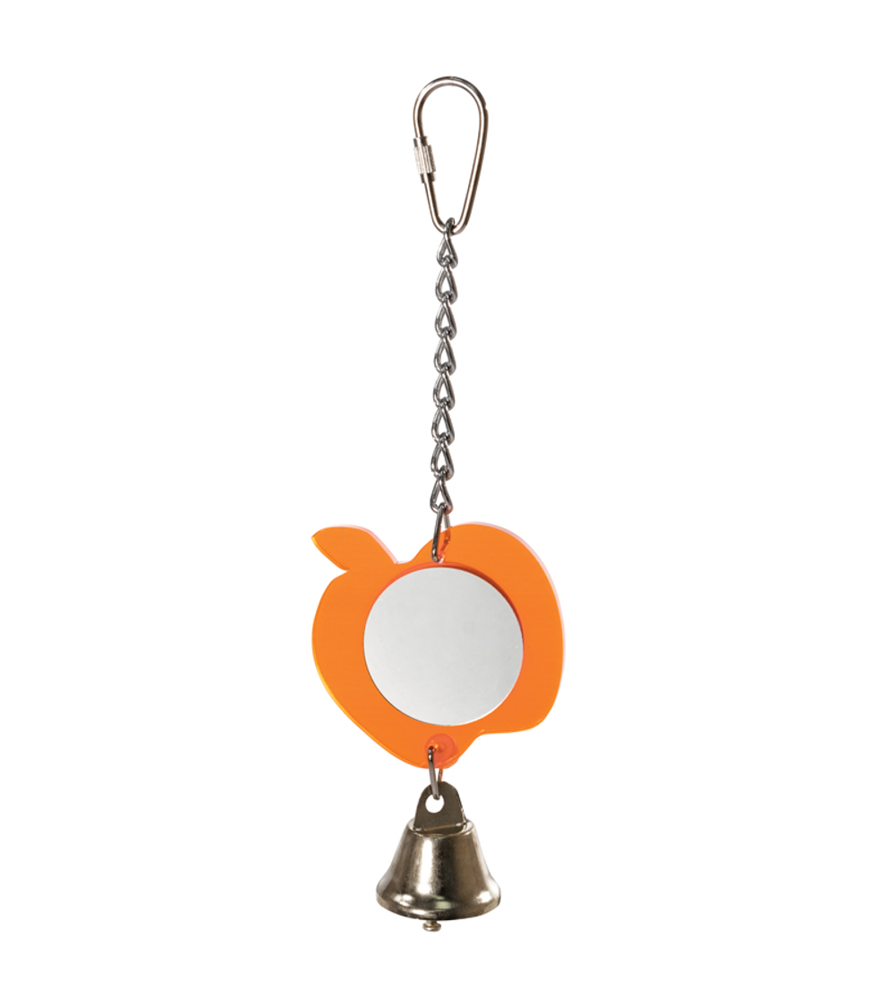 Игрушка для птиц-зеркало "Яблочко", 95/200*60мм, Triol