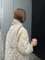 Бомбер Лоран молочный