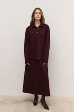 Поло с винтажными пуговицами