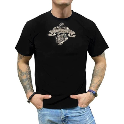 Футболка Franky Mouse KnuckleHead (двигатель) (S / черный)