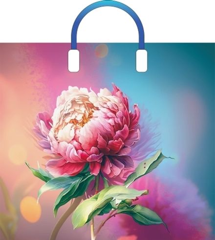 Пакеты с пластиковыми ручками "Сандра" 38х34+3см 90мкм (10/150шт)