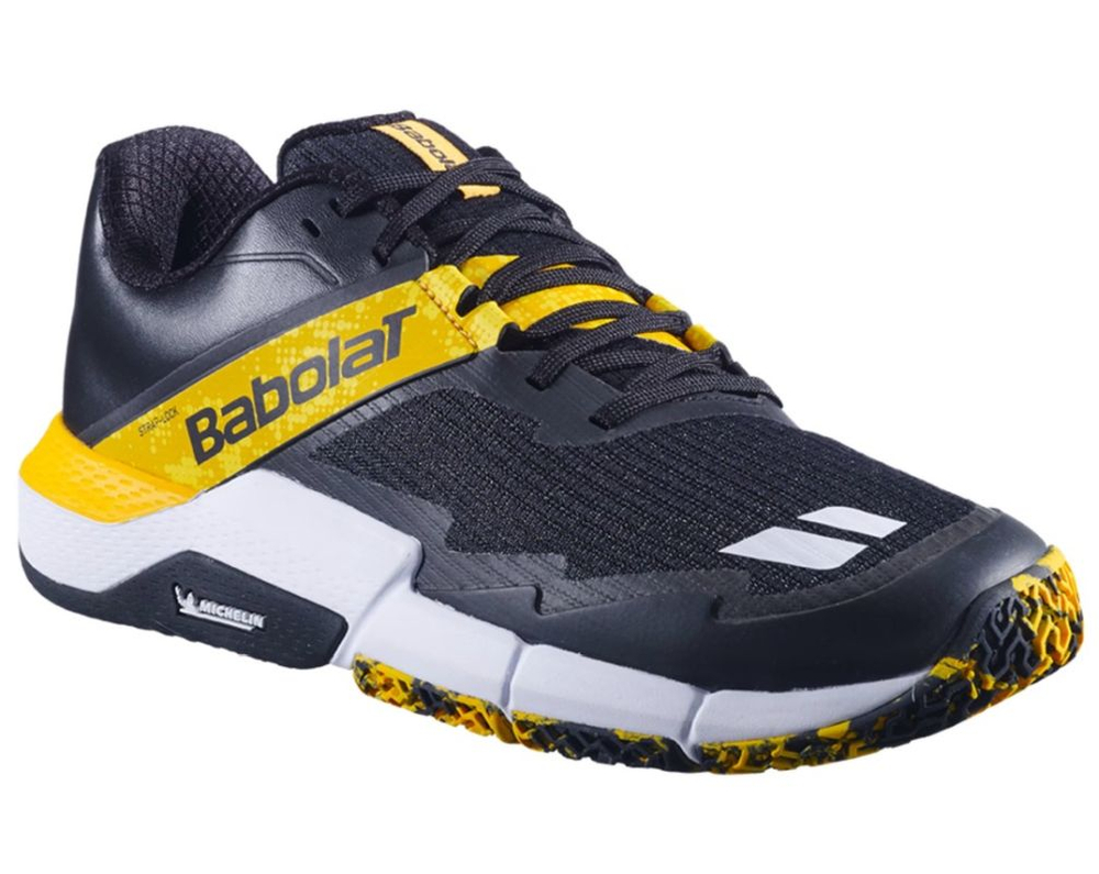 Мужские кросовки для Padel Babolat Movea 2 - black/saffron