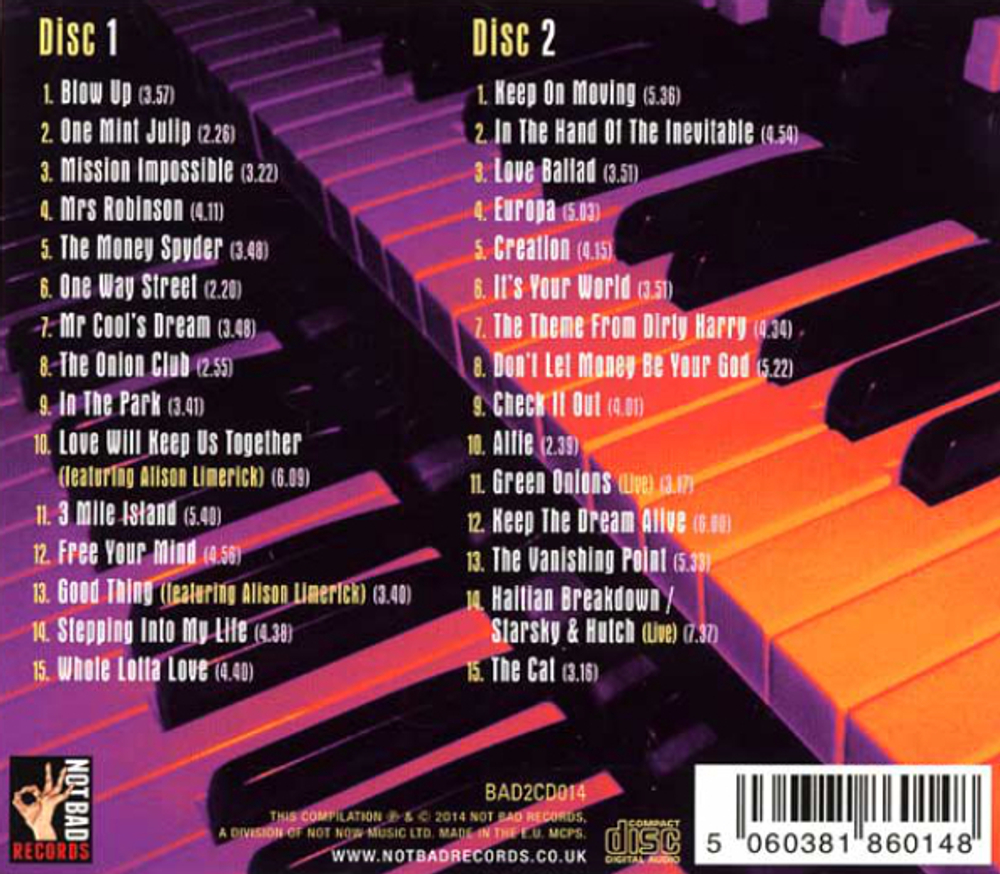The James Taylor Quartet / Hammond A Go-Go - The Best Of Acid Jazz (2CD)