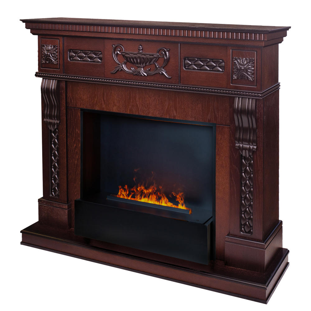 Каминокомплект Real Flame Corsica Lux 25,5/26 AO с очагом 3D Cassette 630 Black Panel