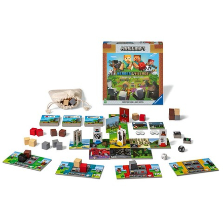 Настольная игра Ravensburger Minecraft 209361 Спаси деревню для детей 209361