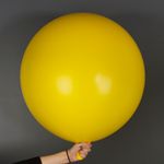 Шар (36''/91 см) Желтый, пастель, 1 шт.