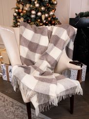 Плед AGNE 2-00 из шерсти ягнят AVINAMAS