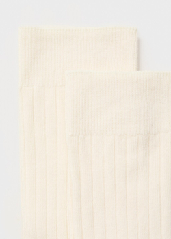 2 пары носков из хлопка в рубчик