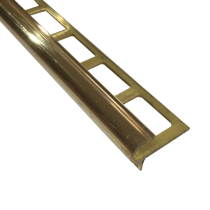 НЛF 10мм "MB" 2,5м Полир. F-об. на порог латунь