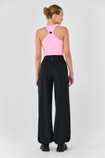 Брюки широкие с манжетами с карманами