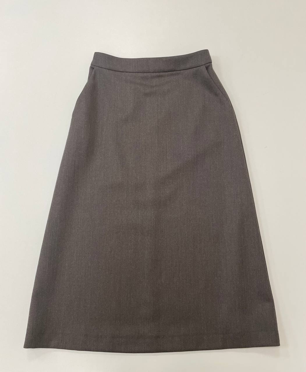 Тестовый образец. Юбка из шерсти 100%. Цвет коричневый. Размер 44. №74 (Параметры смотрите в описании).