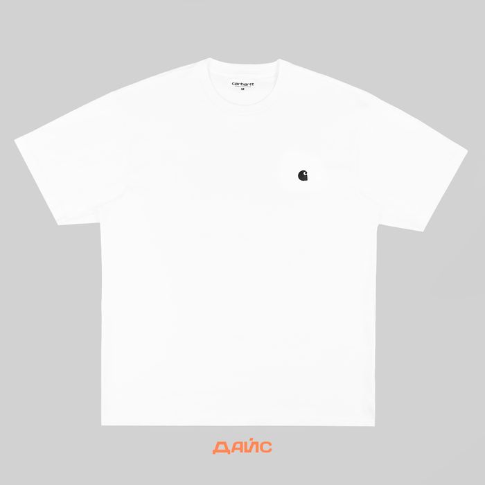 Футболка мужская Carhartt WIP Madison артикул:I033000_white - купить в магазине Дайс