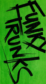 Хлопковое полотенце FUNKY TRUNKS Tagged Green