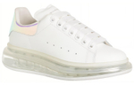 Alexander McQueen Alexander McQueen Cowhide Laser Fashion Sneakers Women's White