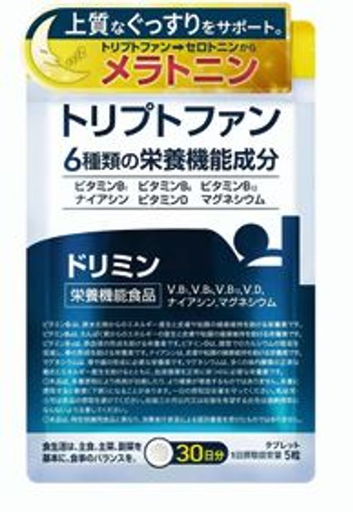 Комплекс Dorimin с L-триптофаном, для поддержания здорового сна и активного бодрствования в течение дня, 150табл.