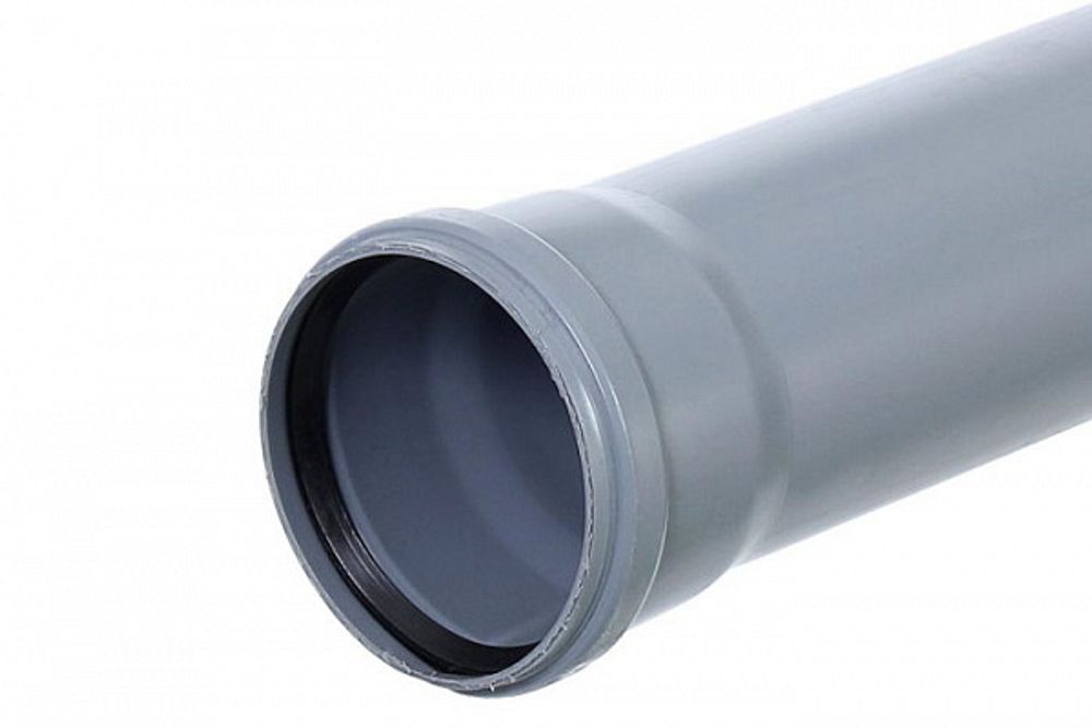 Труба внутренняя серая // 50х1500мм // стенка 1,8мм