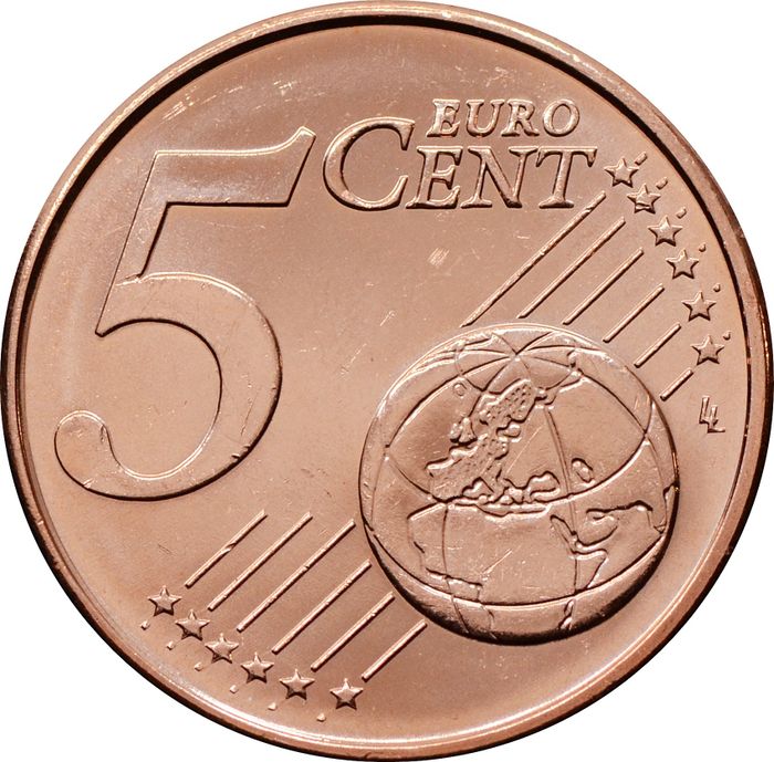 5 евроцентов 2016 Кипр (5 euro cent)
