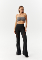 Бесшовный топ-бандо со стяжкой на груди из итальянской пряжи