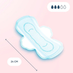 Прокладки гигиенические Sayuri Super Soft нормал 3 капли ультратонкие 24 см 10 шт