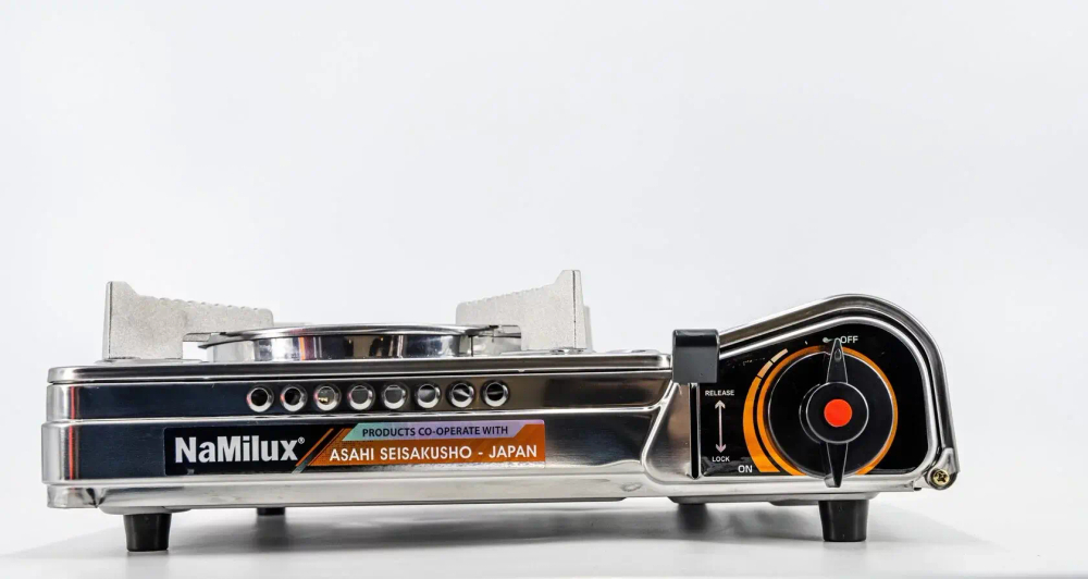 Плита газовая NaMilux NA-199 AS/2W/P3915AS (хромированный корпус с переходником)