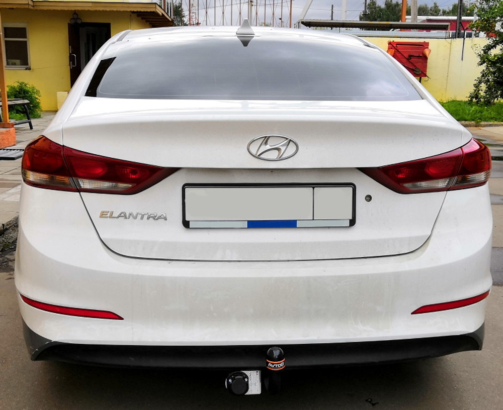 Фаркоп для Hyundai Elantra 2016-2019 Тип шара: A. Нагрузки: 1500/100 кг, HY 34