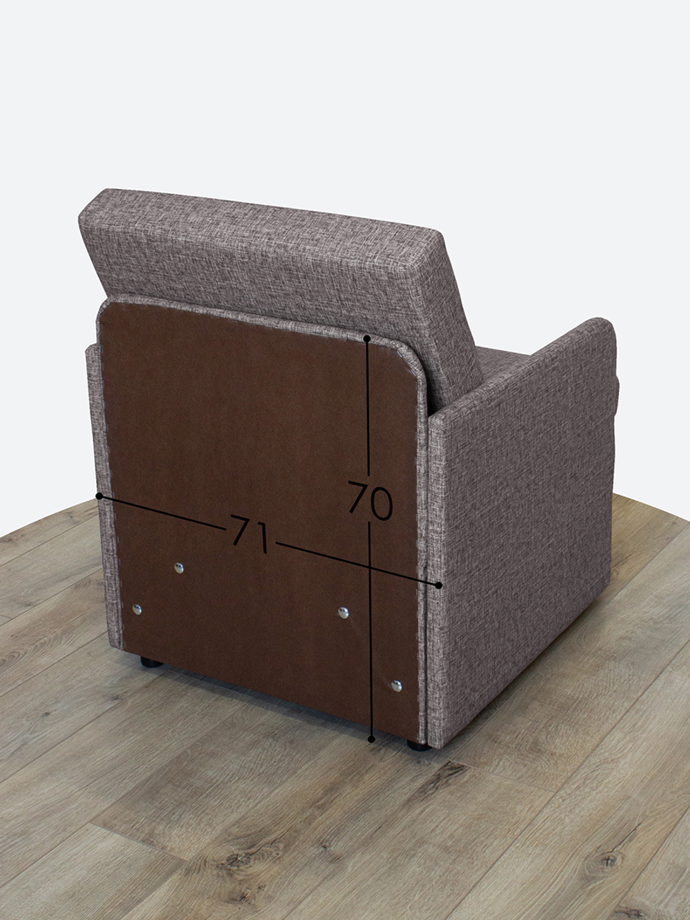 Кресло-кровать "Миник" с подлокотниками