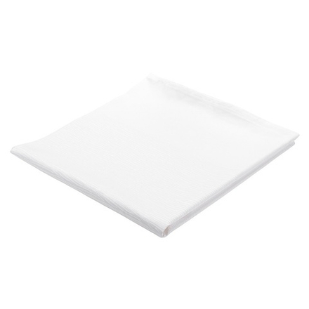 Скатерть жаккардовая белого цвета из хлопка с вышивкой из коллекции Essential, 180х260 см