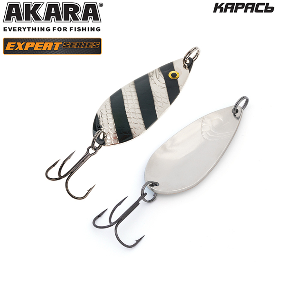 Блесна колебалка Akara Expert Карась 65 мм 18 гр. 14/SIL