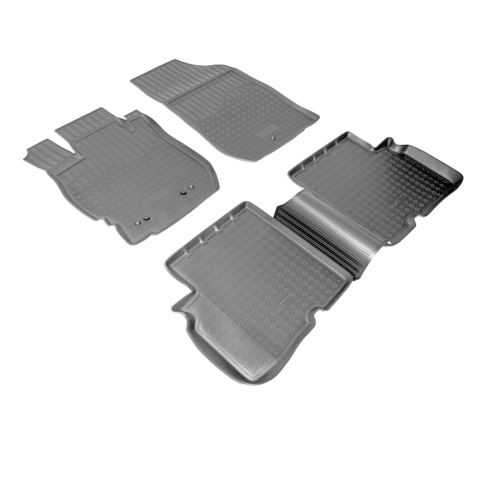 Ковры в салон Norplast/Unidec для Nissan Almera в кузове RU G15 (2012-2018), Черный, арт.NPA11-C61-020