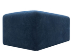 Модуль пуф Лига-060 НПБ, BRUT 11 синий, Велюр, 129586