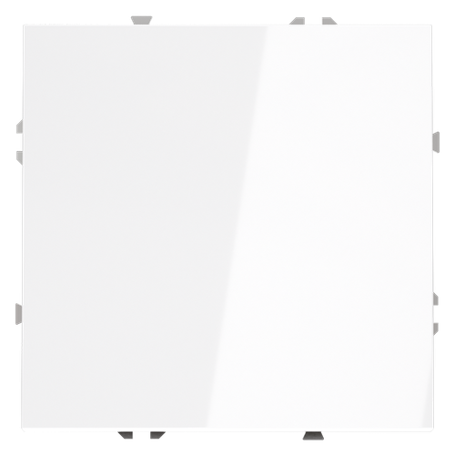 Выключатель встраиваемый VOLTUM S70 одноклавишный 10А, (белый глянцевый)