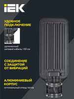 Светильник светодиодный консольный ДКУ 1011-120Ш 5000К IP65 IEK