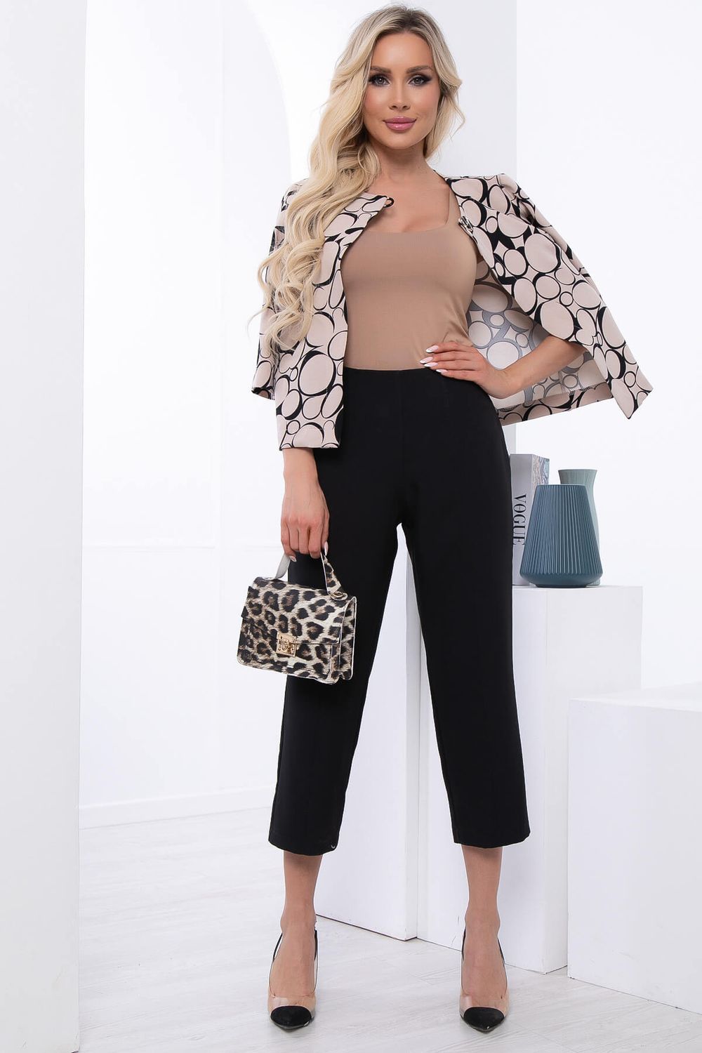 Брюки "Адриана" (блэк) Б6730 LT Collection