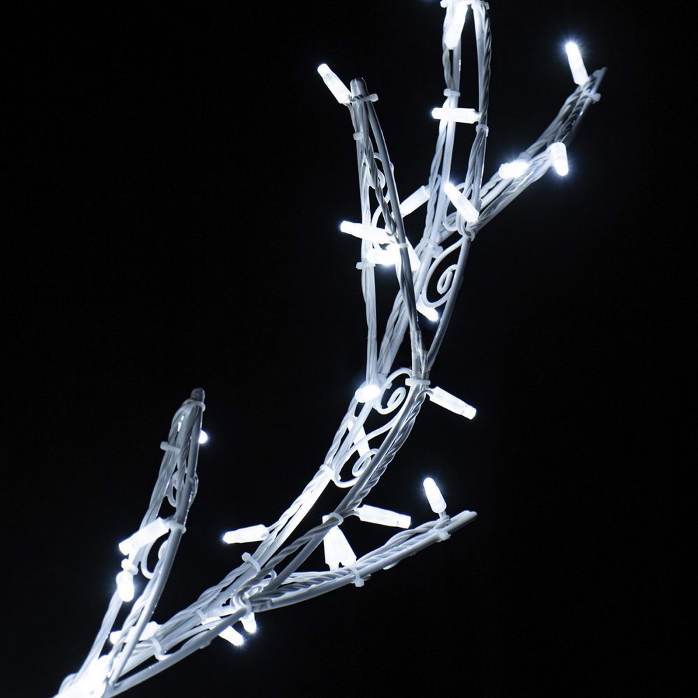 Светодиодная конструкция "Сани с двумя оленями"