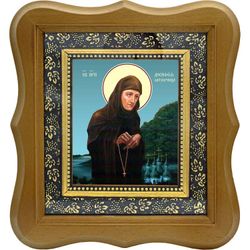 Досифея (Тяпкина) Киевская, преподобная затворница. Икона на холсте.