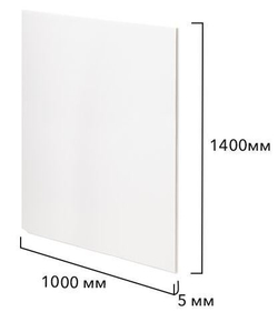 Пенокартон белый, толщина 5 мм, 1400*1000 мм