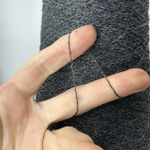 CASHFIVELUX - MILLEFILI S.p.A.; 5% кашемир, 26% вискоза, 26% меринос, 36% п/а, 7% люрекс; 1280м/100гр; col. 50005, цвет: графит, золотистый люрекс; S709