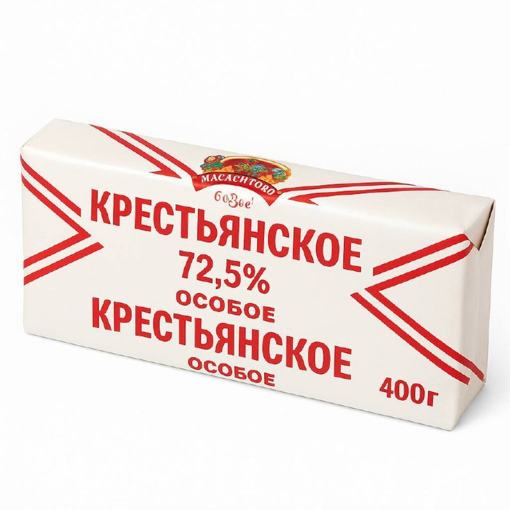 Масло Масленково Крестьянское особое 72,5% 400гр (красный)