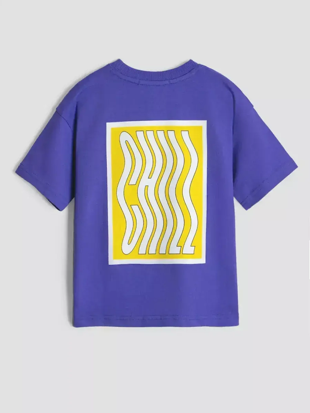 Хлопковая футболка детская оверсайз с принтом
