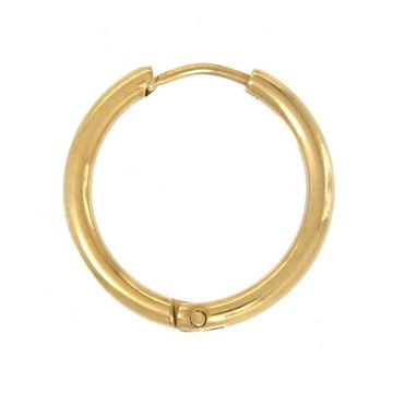 Серьга кольцо золото (2,0*14) мм