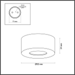 Накладной светодиодный светильник Odeon Light BENE 4283/7CL