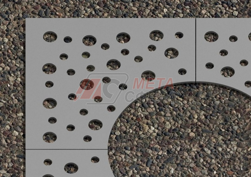 Приствольная решётка Bolle круг