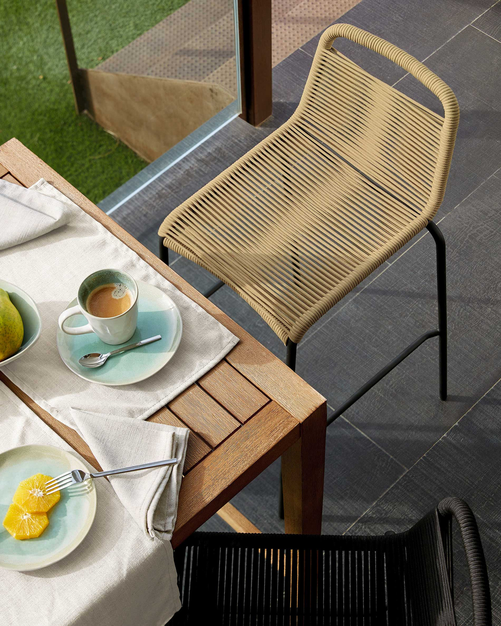 Барный стул Glenville 74 см бежевый