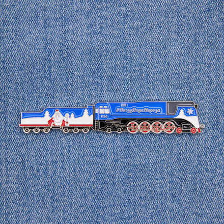 Магнит паровоз П36 - серия Поезд Деда Мороза