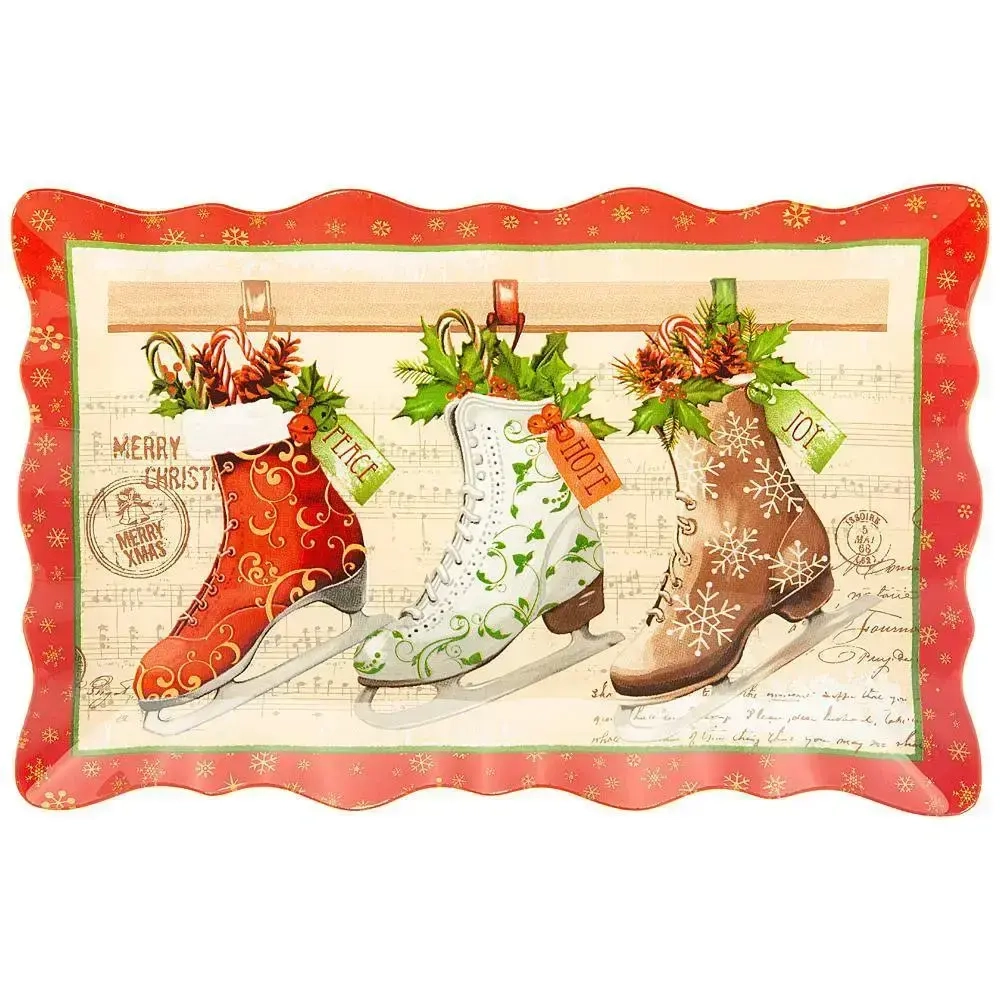 Блюдо для сервировки «Рождественская сказка» 25*16,5см