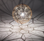 Pendant design lamp  Etch Web by Tom Dixon (Bronze)